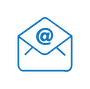 Email Icon Icon of an envelop with an @ sign