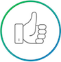 Thumbs Up Circle Icon