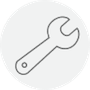 Icon of a tool (a wrench)