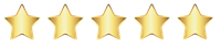 Star Rating Icon of five stars