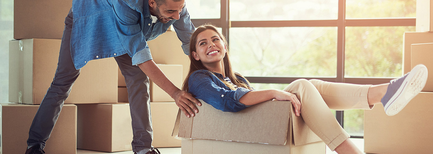 Multi Family Housing Renters Insurance Young renters moving