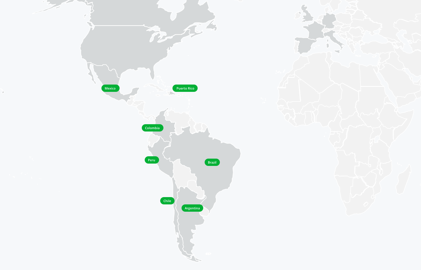 Latin America Locations